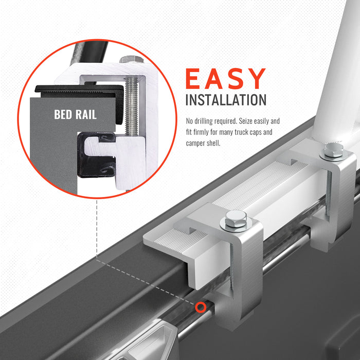 AA Products Inc Mounting Clamps for Truck Cap Camper Shell Toyota Tacoma/ Tundra - Set of 4 (P-AC-04N) - AA Products Inc