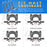 AA-Racks 2 Pair J-Bar Foldable Aluminum Kayak Rack Roof Top Mount with 16 Ft Ratchet Lashing Straps, Folding Carrier for Your Canoe, SUP and Kayaks on SUV Car Truck (KAX125) - AA Products Inc