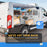 AA Products Model PT-TR-LR-DKWB Steel Cargo Van Safety Partition Low Roof Protective Bulkhead Equipped with Acrylic Custom Window Board and Dook Kit Fit for Transit Full Size Vans - AA Products Inc