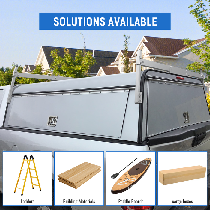 AA-Racks Model AX-TCR Universal Aluminum Extendable Truck Caps Ladder ...