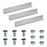 AA Products P-SH-Divider-A Shelf Divider Shelf Accessories Designed for 13" Depth Van Shelving Storage, Set of 3 - Grey - AA Products Inc