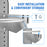 AA Products P-SH-SWRH-16 Single Wire Spool Rack Fit for 16"D Van Shelving (P-SH-SWRH-16) - AA Products Inc