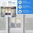 AA Products Model PT-TR-MR-WB Cargo Van Safety Partition Equipped with Acrylic Custom Window Board, Medium Roof Protective Bulkhead Fit for Transit Full Size Vans (PT-TR-MR-WB) - AA Products Inc