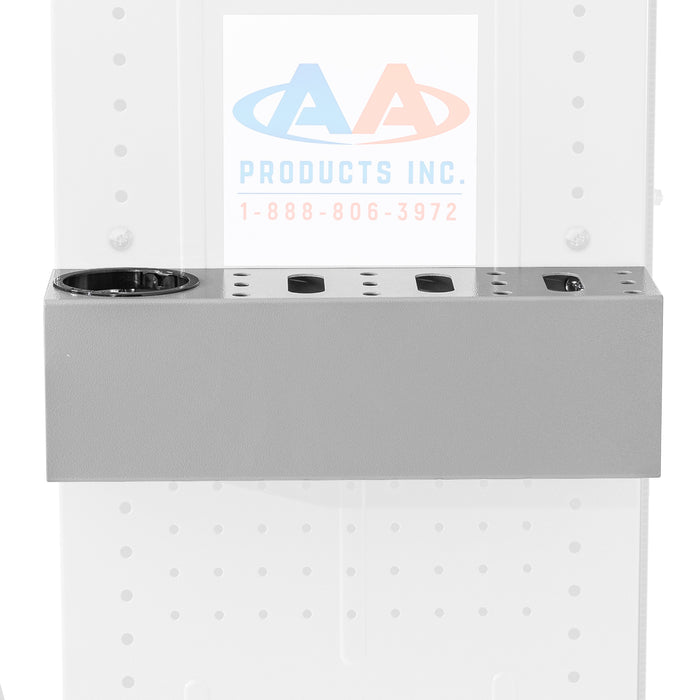 AA Products P-SH-Screwdriver Rack 13"W Steel Tool Holder Rack Designed for 13'' D Van Shelving Storage Rack to Storage Screwdriver, Pliers and Spray Can (P-SH-SDR-13) - AA Products Inc