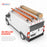 AA Racks Model AX302 Aluminum Van Ladder Roof Rack System Fits for 2013-On RAM ProMaster/ 2015-On Transit - 2/3 Bar 72'(AX302-72-PR/TR) - AA Products Inc