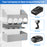 AA Products P-SH-Power Tool Organizer Wall Mount Designed for 16''D Van Shelving Storage, Three Layer 13" W Steel Power Tool Charging Station Organizer(P-SH-PTO-16) - AA Products Inc