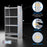 AA Products Model SH-6203 Steel Mid/High Roof Van Shelving Storage System Fits Transit, ProMaster and Sprinter, 4 Tiers Van Shelving Units, 32''W x 62''H x 16''D (SH-6203) - AA Products Inc