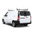 AA-Racks Model X202-ME Compatible with Metris 2014-On Heavy Gauge Steel 2 Bar (60") Van Roof Rack System w/Ladder Stopper Black(X202-60(2)-BLK-ME) - AA Products Inc