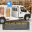 AA Products Model PT-PR-DKWB Steel Cargo Van Safety Partition Equipped with Acrylic Custom Window Board, High/Low Roof Protective Bulkhead with Door Kit Fit for ProMaster Full Size Vans - AA Products Inc