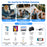 AA Products P-SH-Power Inverter 12V DC to 110V AC 200W Car Charger Adapter Various Charging Protocols Fits AA Products Power Tool Organizer (P-SH-PI-01)