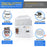 AA Products Model PT-TR-MR-WB Cargo Van Safety Partition Equipped with Acrylic Custom Window Board, Medium Roof Protective Bulkhead Fit for Transit Full Size Vans (PT-TR-MR-WB) - AA Products Inc