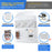 AA Products Model PT-SP-HR Cargo Van Safety Partition Protective Bulkhead Fit for Full Size High Roof Sprinter Vans Grey
