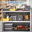 AA Products P-SH-Divider-TOP 4.3" Heightened Version Shelf Divider Shelf Accessories Designed for top boards of 13" Depth Van Shelving Storage, Set of 3 - Grey (P-SH-Divider-T) - AA Products Inc