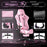 AA Products Gaming Chair Ergonomic High Back Computer Racing Chair Adjustable Office Chair - WhitePink - AA Products Inc