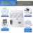 AA Products Model PT-SP-LR Cargo Van Safety Partition Protective Bulkhead Fit for Full Size Low Roof Sprinter Vans Grey