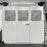 AA Products Model PT-TR-MR-DKWB Cargo Van Safety Partition Equipped with Acrylic Custom Window Board, Medium Roof Protective Bulkhead with Door Kit Fit for Transit Full Size Vans (PT-TR-MR-DKWB) - AA Products Inc