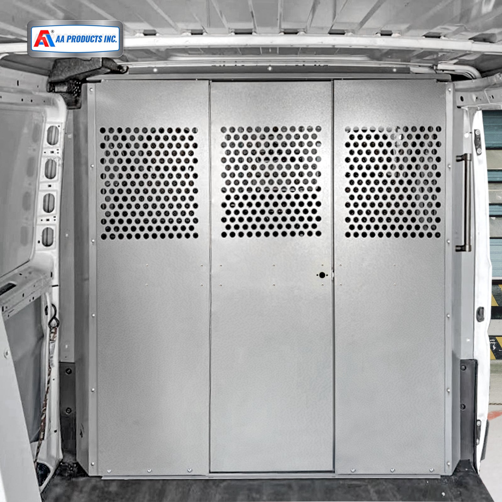 AA Products Model PT-PR Cargo Van Safety Partition High/Low Roof Prote ...