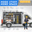 AA Products Model PT-SP-HR Cargo Van Safety Partition Protective Bulkhead Fit for Full Size High Roof Sprinter Vans Grey