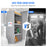 AA Products Steel Van Shelving Storage System Fits for NV 200, Transit Connect 2014+ and Chevy City Express（SH-4303） - AA Products Inc