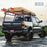 AA-Racks Model X3339 Low-Profile Steel Utility Pick-Up Truck Ladder Rack Compatible with Toolbox with 55'' Side Bar Over Cab Ext. Black - AA Products Inc
