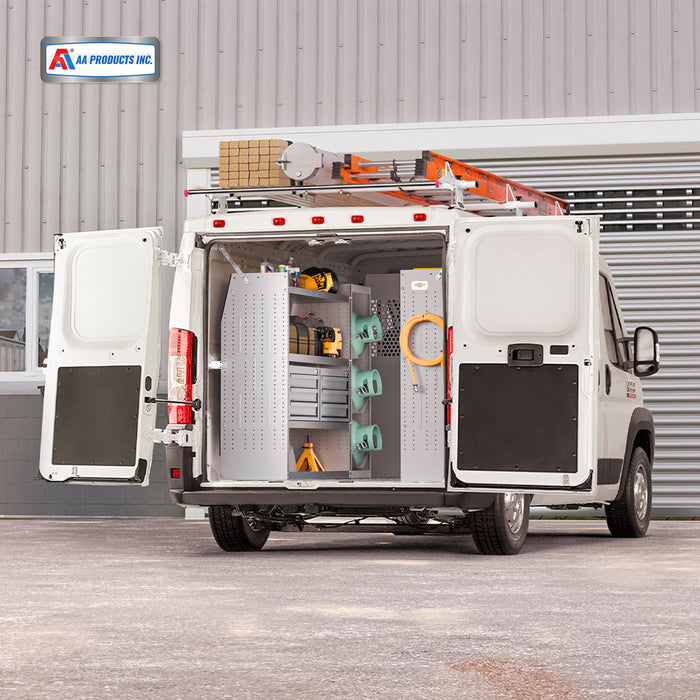 AA Products 3 Drawer Cabinet Set with Password Lock Designed for 16" D AA Van Shelving, Set of 2 Steel Storage Cabinet for Van, Utility Garage, 15.75’’W x 12.5’’H x 15.6” D(DW-A30(2)) - AA Products Inc