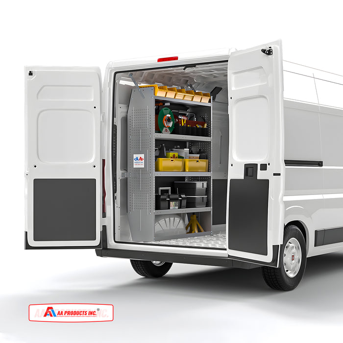 AA Products SH-6004(3) Steel Mid/ High Roof Van Shelving Storage System Fits Transit, NV, Promaster and Sprinter（SH-6004(3)） - AA Products Inc
