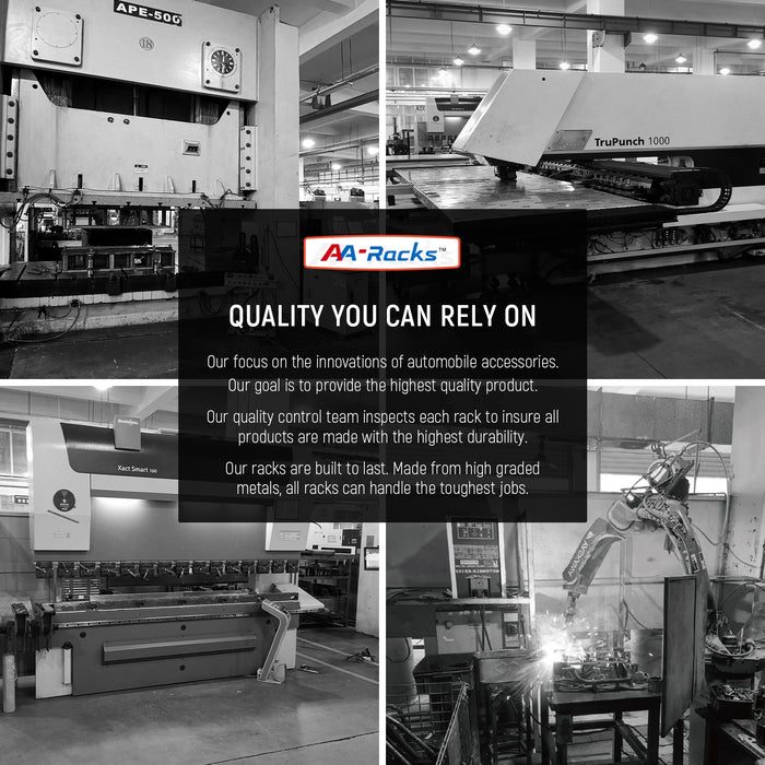 AA Racks Model AX302 Aluminum Van Ladder Roof Rack System Fits for 2013-On RAM ProMaster/ 2015-On Transit - 2/3 Bar 72'(AX302-72-PR/TR) - AA Products Inc