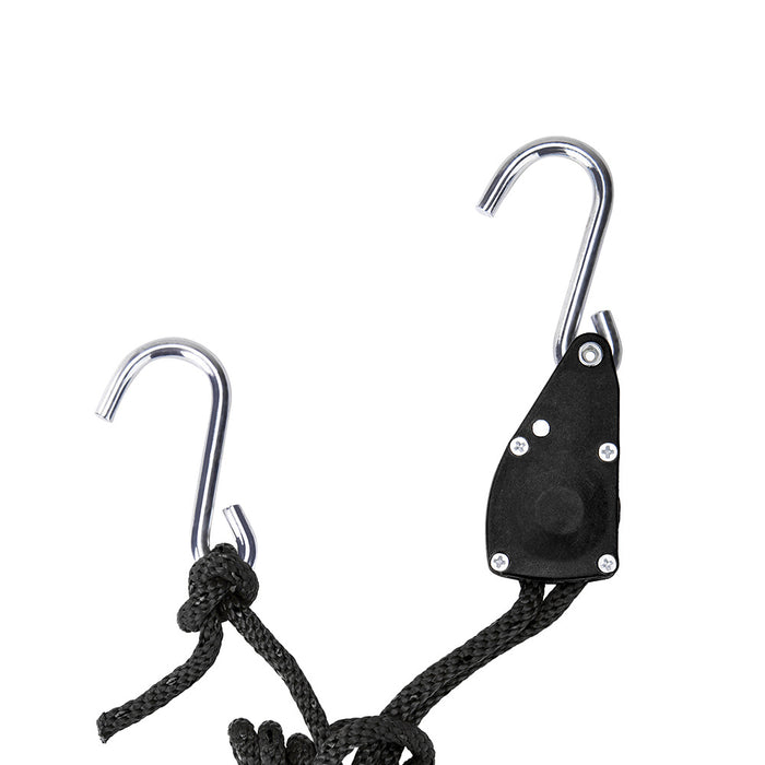AA Products Adjustable Kayak Canoe Bow Stern Ratchet Tie Down Straps Rope Hanger, 300Lb/ Pair (RR-314)