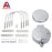 AA Products Universal Conduit Carrier Kit Fit 4" PVC Pipe, No Drilling Required, Silver - AA Products Inc