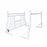 AA Racks Universal Pickup Truck Headache Racks Adjustable Back Rack w/ Window Guard Protection (X35-W) - AA Products Inc