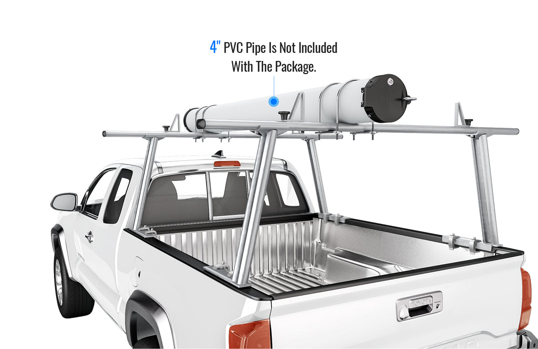 AA Products Universal Conduit Carrier Kit Fit 4" PVC Pipe, No Drilling Required, Black - AA Products Inc