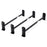 AA-Racks Model DX36 Compatible Transit Connect 2008-13 Steel 3 Bar Utility Drilling Van Roof Ladder Rack System - Sandy Black - AA Products Inc