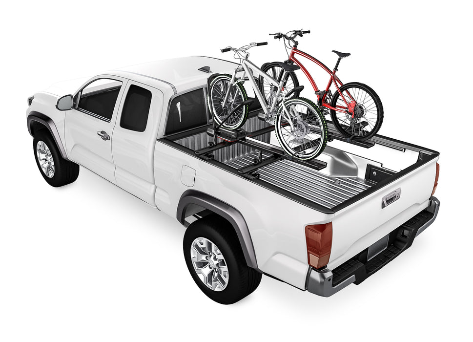 AA-Racks Compatible Tacoma 2005-On Low Profile Aluminum Truck Bed Racks (300lb On Road Capacity) (APX2503-TA) - AA Products Inc