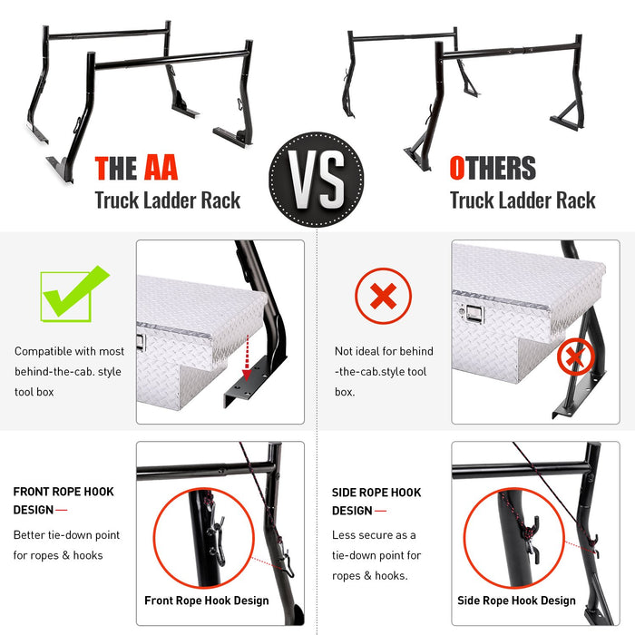 AA-Racks X31 Universal Pick-up Truck Utility Ladder Racks (X31) - AA Products Inc