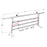 AA-Racks Headache Rack Single Bar Pickup Truck Ladder Rack with Cross Bar Window Guard Protective Back Rack (APX25-A-WG) - AA Products Inc