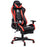 AA Products Gaming Chair High Back Ergonomic Computer Racing Chair Adjustable Office Chair with Footrest, Lumbar Support Swivel Chair - Red - AA Products Inc