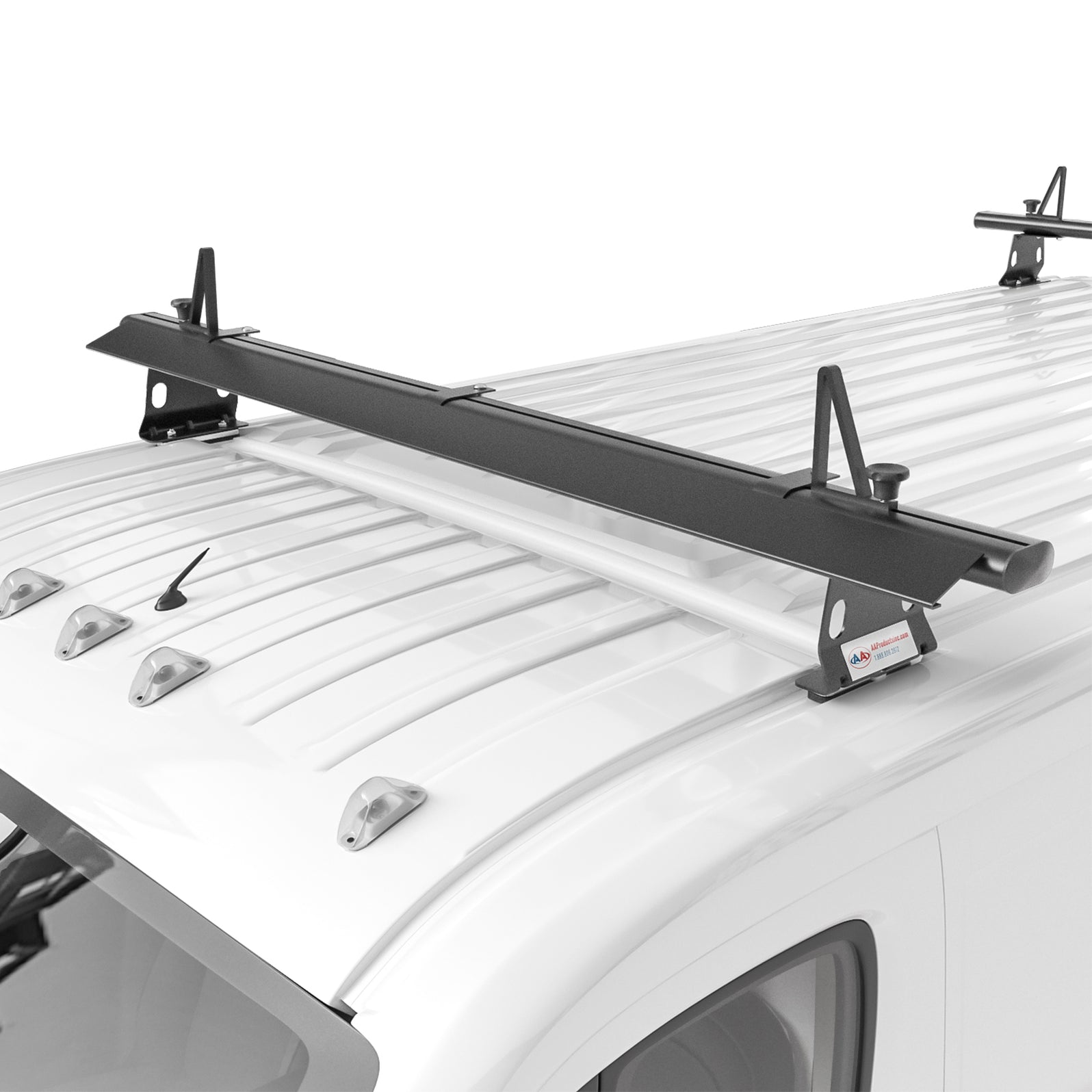 AA Racks Model AX302 Aluminum 3 Bar 72'' Van Ladder Roof Rack System