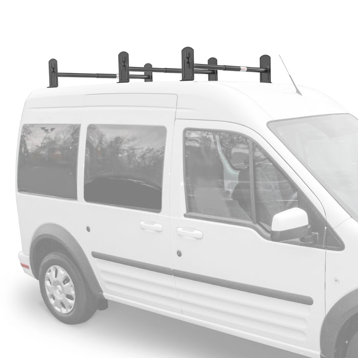 AA-Racks Adjustable Van Ladder Roof Racks Kayak Bike Cargo Mount (Fits: Ford Transit Connect 2008-13) - (DX36-TR) - AA Products Inc