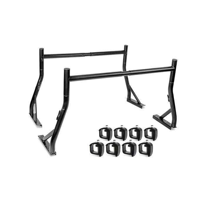 AA-Racks Universal Pickup Truck Ladder Rack with (8) Mounting C-Clamps Utility (X35-8Clamp) - AA Products Inc