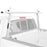 AA-Racks Universal No Drill Aluminum Ladder Rack Single Bar Pickup Truck Racks Lumber Kayak Utility - (APX25-A) - AA Products Inc
