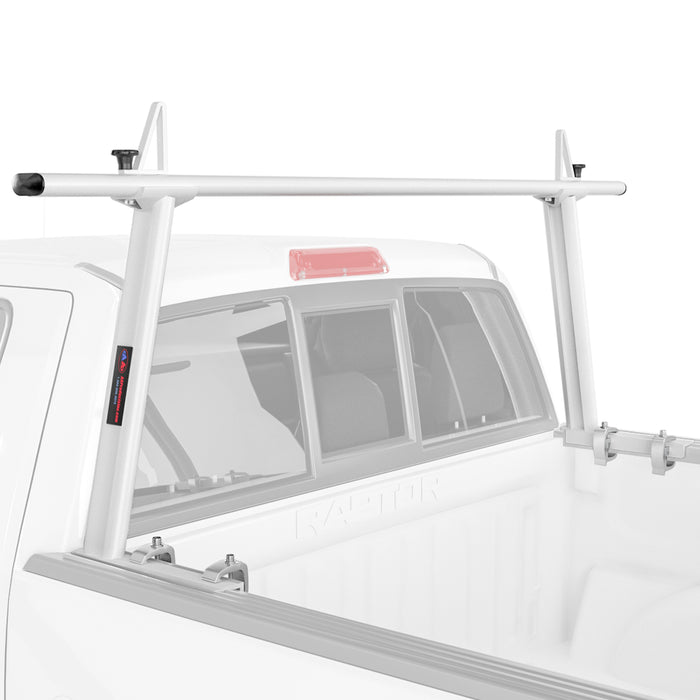 AA-Racks Universal No Drill Aluminum Ladder Rack Single Bar Pickup Truck Racks Lumber Kayak Utility - (APX25-A) - AA Products Inc