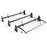 AA-Racks Universal Van Ladder Roof Racks Adjustable Steel Rack with Rear Cargo Roller - (RX27) - AA Products Inc