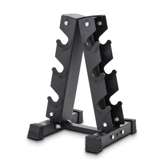 S.Y. Home & Outdoor A-Frame Dumbbell Rack Stand Only, 3 Tier Steel