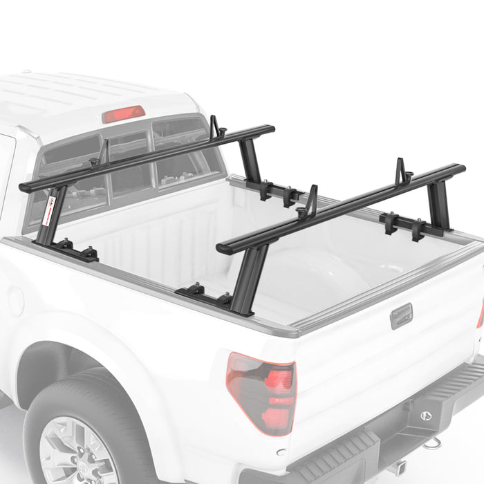 Low Profile Ladder Racks AA-Racks Low-profile Utility Aluminum Pick-Up Truck Ladder Rack with ...