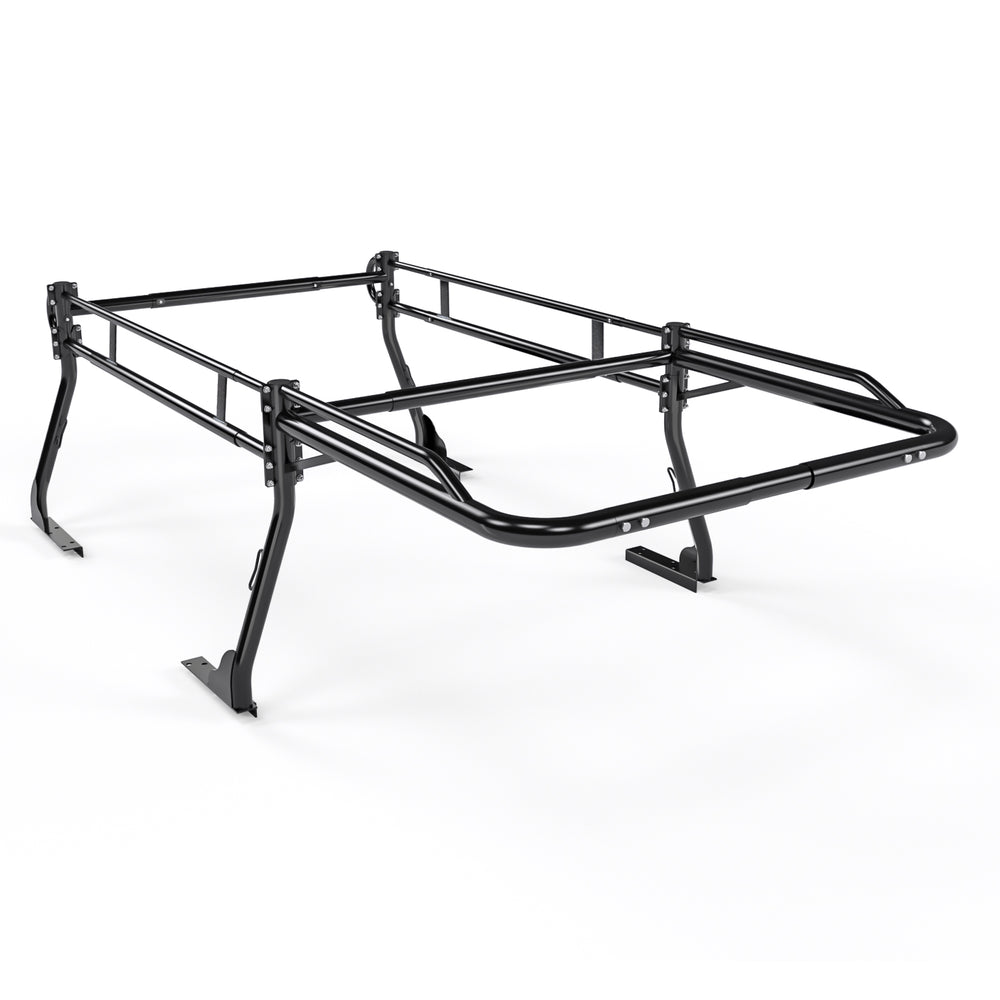 AA-Racks Model X31 Truck Bed Ladder Racks for Pickups with 30'' Side Bar Over Cab Ext. Lumber Utility Pipe Racks - Matte Black(2 Packages) - AA Products Inc