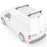 AA-Racks Aluminum Cross Bar Van Roof Top Rack Cargo Carrier for Nissan NV 2012-On (AX302-NV) - AA Products Inc