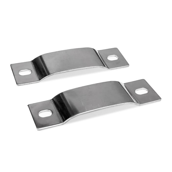 Sheet Stainless Steel Parts Suitable for Wide Flat Crossbars, Pack of 2-Silver (P-KSX01) - AA Products Inc