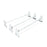 AA-Racks Universal Cargo Van Roof Ladder Rack Heavy Duty Car Top Luggage Utility Carrier Rack Steel - (X37) - AA Products Inc