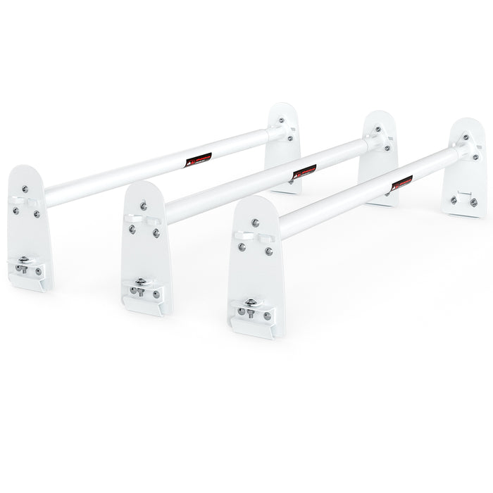 AA-Racks Universal Van Roof Ladder Rack Adjustable Rooftop Cargo Luggage Carrier Rack Ford Dodge Chevy - (X316) - AA Products Inc