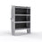 AA Products SH-6004 Steel Mid/ High Roof Van Shelving Storage System Fits Transit, NV, Promaster and Sprinter, Van Shelving Units, 42''W x 60''H x 13''D - AA Products Inc